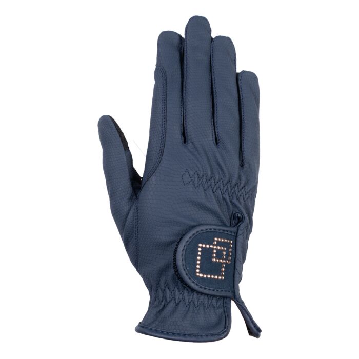 Guantes de Montar Marino/Ororosa